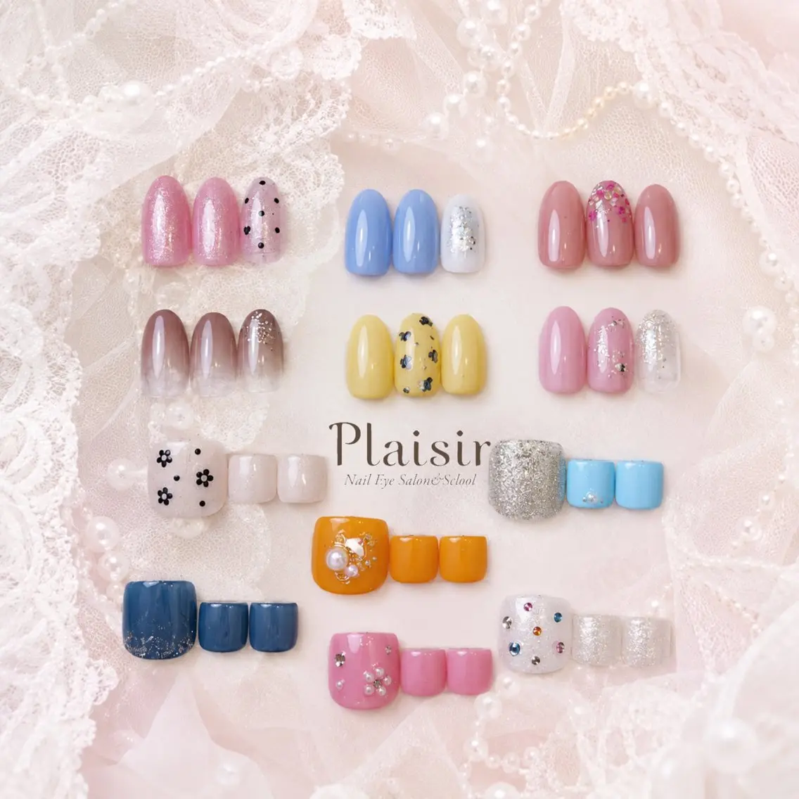ネイル アートネイル Plaisir 藤原のネイルデザイン