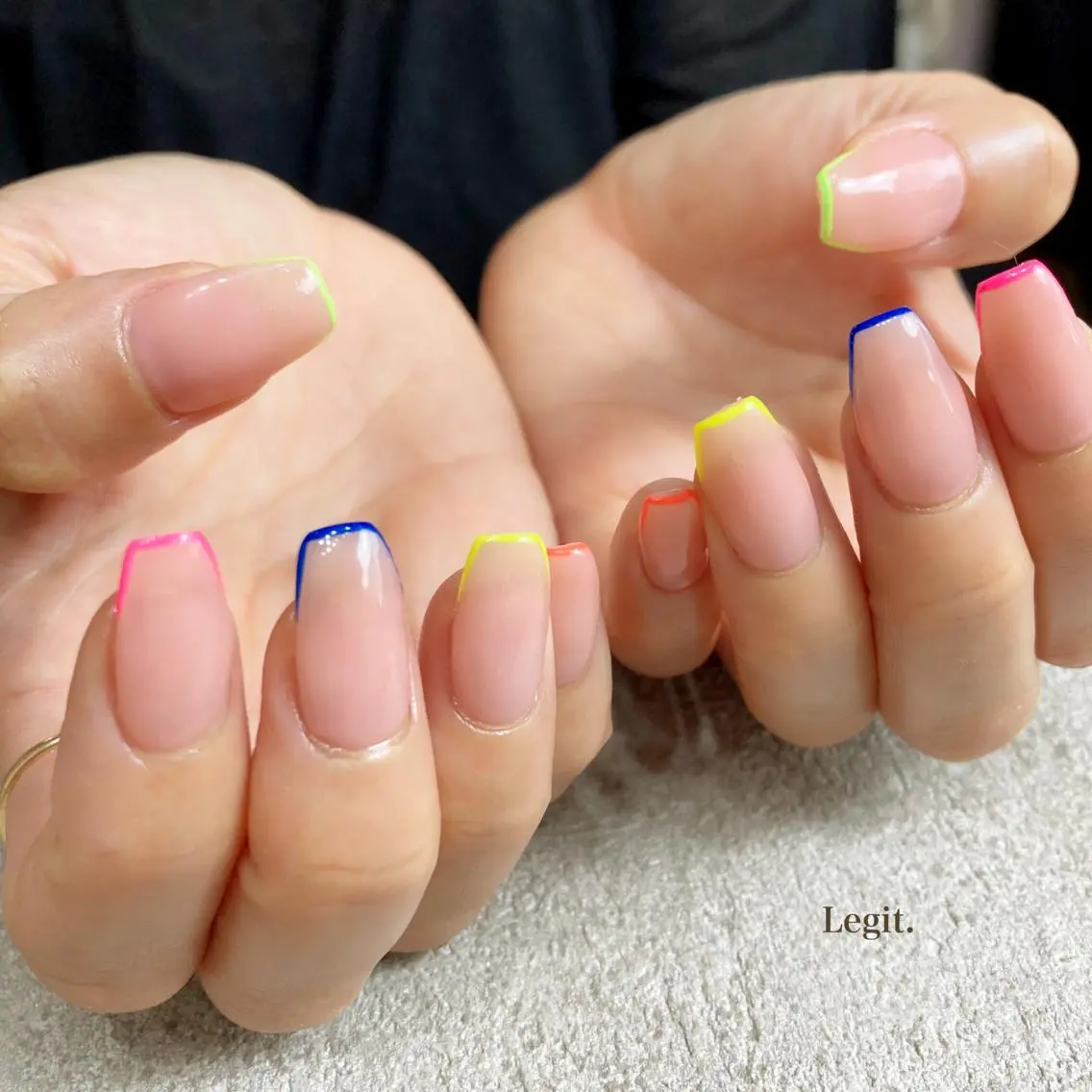ネイル フレンチネイル Legit nail salonのネイルデザイン