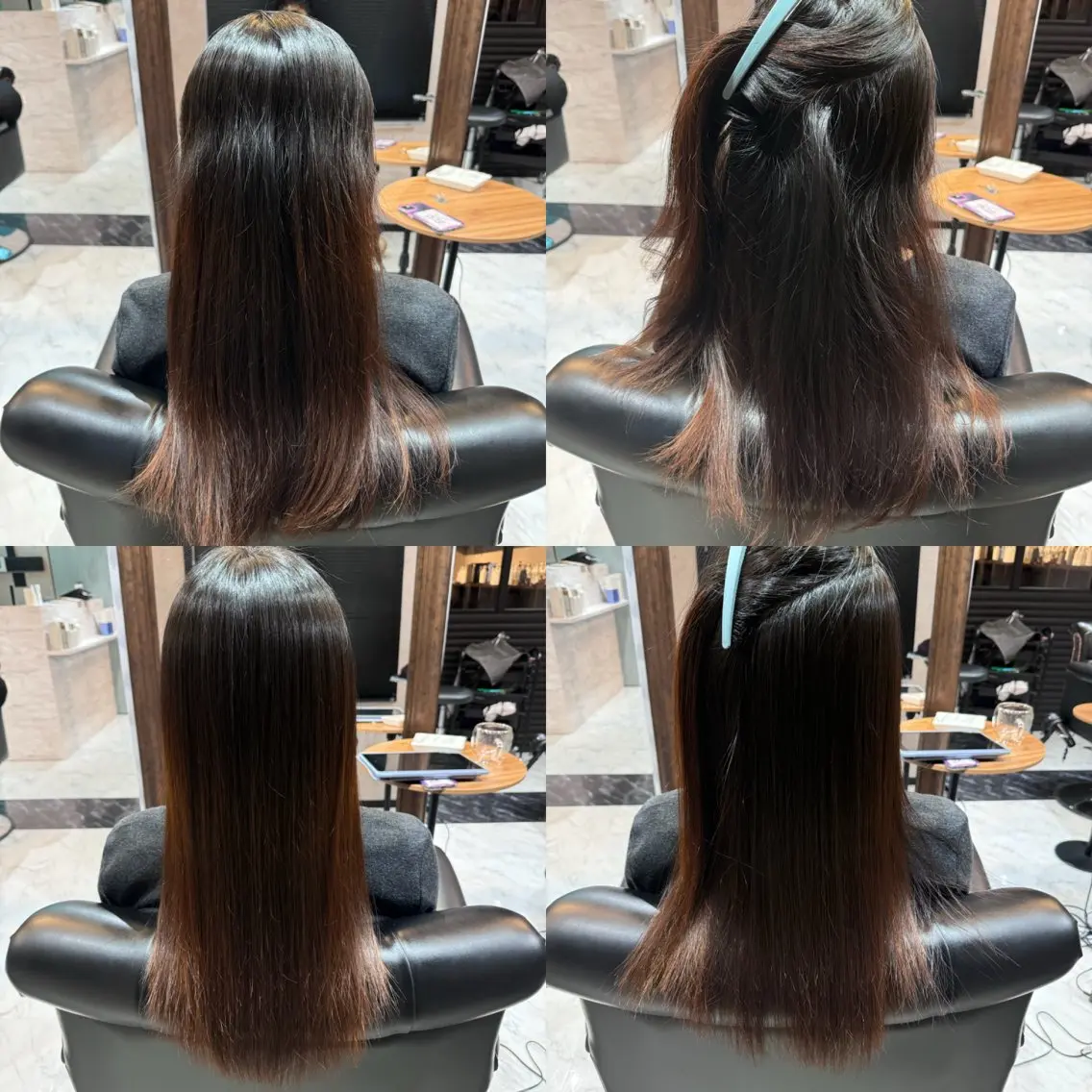 ロング 縮毛矯正 LuanaTOKYO 都築佑汰のヘアスタイル