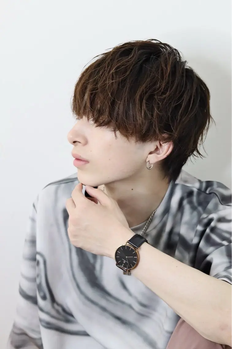 メンズ 藤戸 美のヘアスタイル