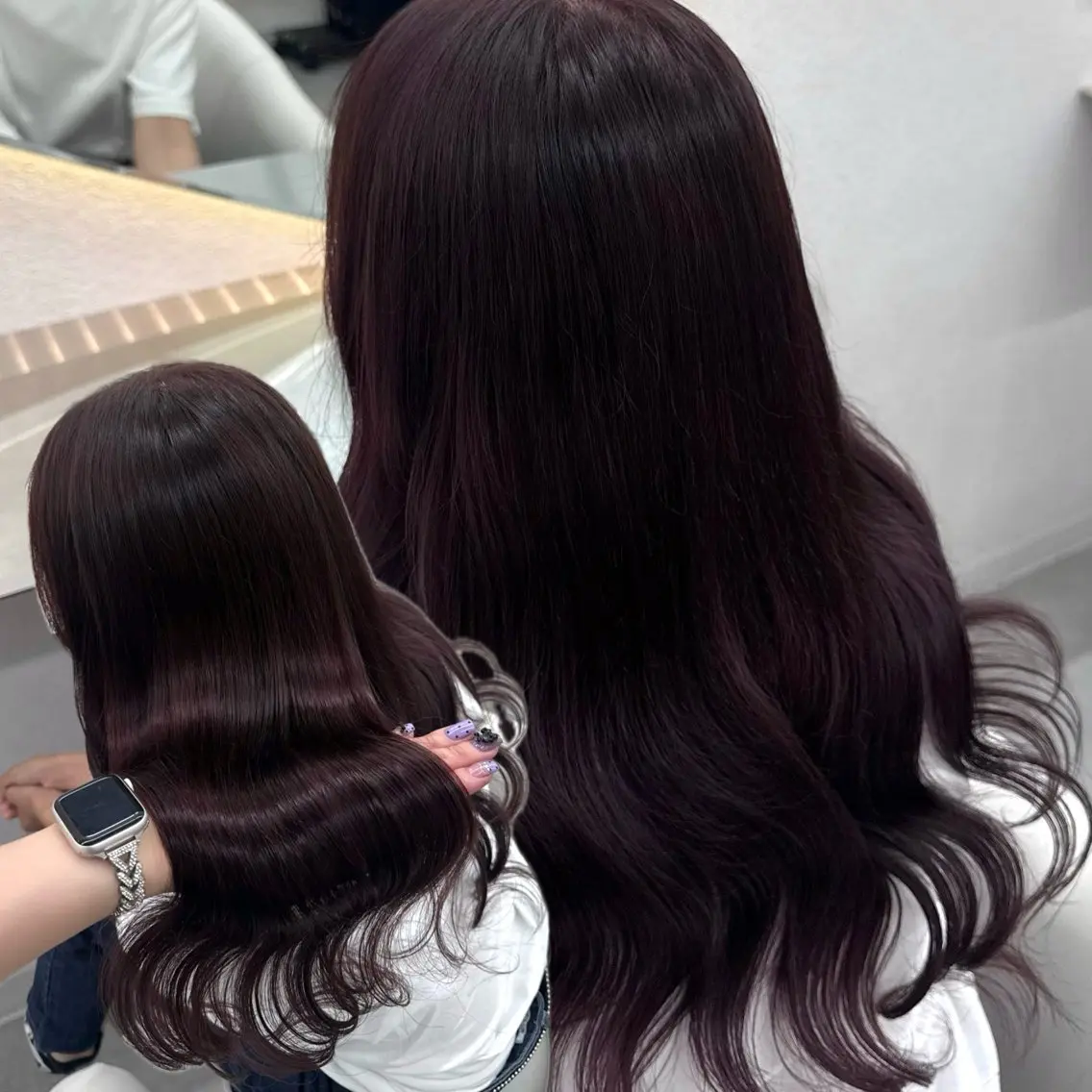 ロング カラー ヘアカラー トリートメント 🩶ワンカラー/池袋 /かのん🩶のヘアスタイル