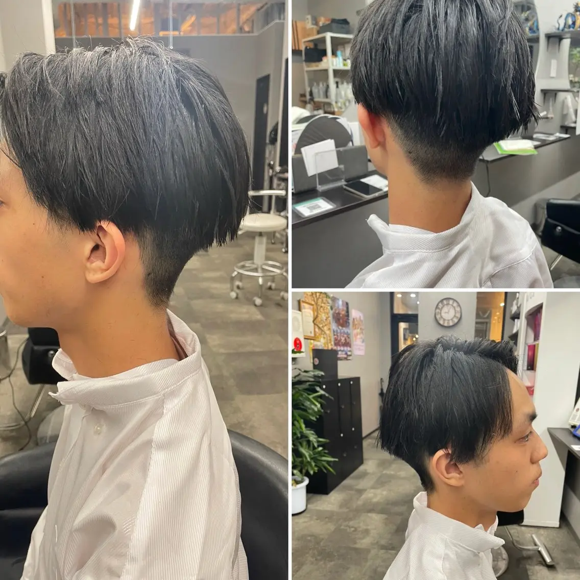 ショート メンズ 刈り上げ ショートヘア 🌹ミラクル美容師 🌹くっぽのヘアスタイル