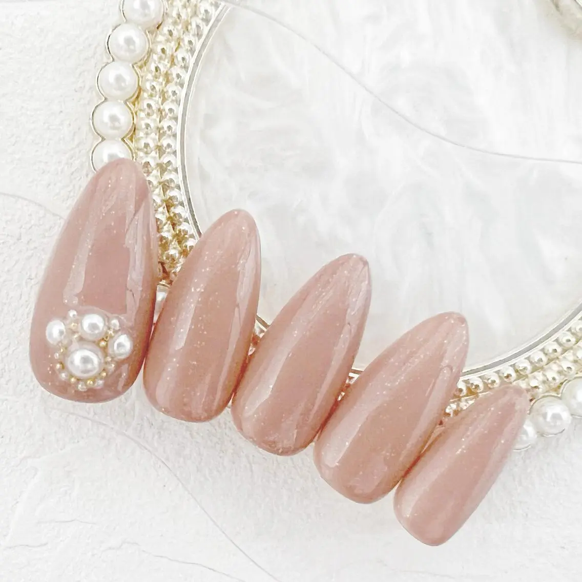 ネイル オフィスネイル シンプルネイル rouse nail RISATOのネイルデザイン