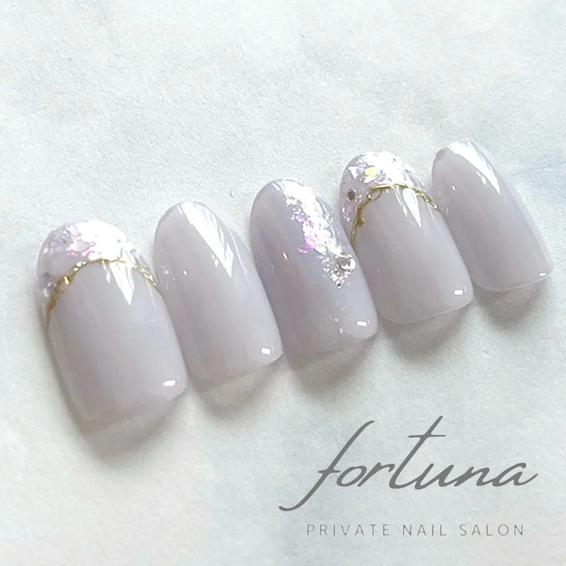ネイル オーロラネイル ハンドネイル fortuna 武藤裕美のネイルデザイン