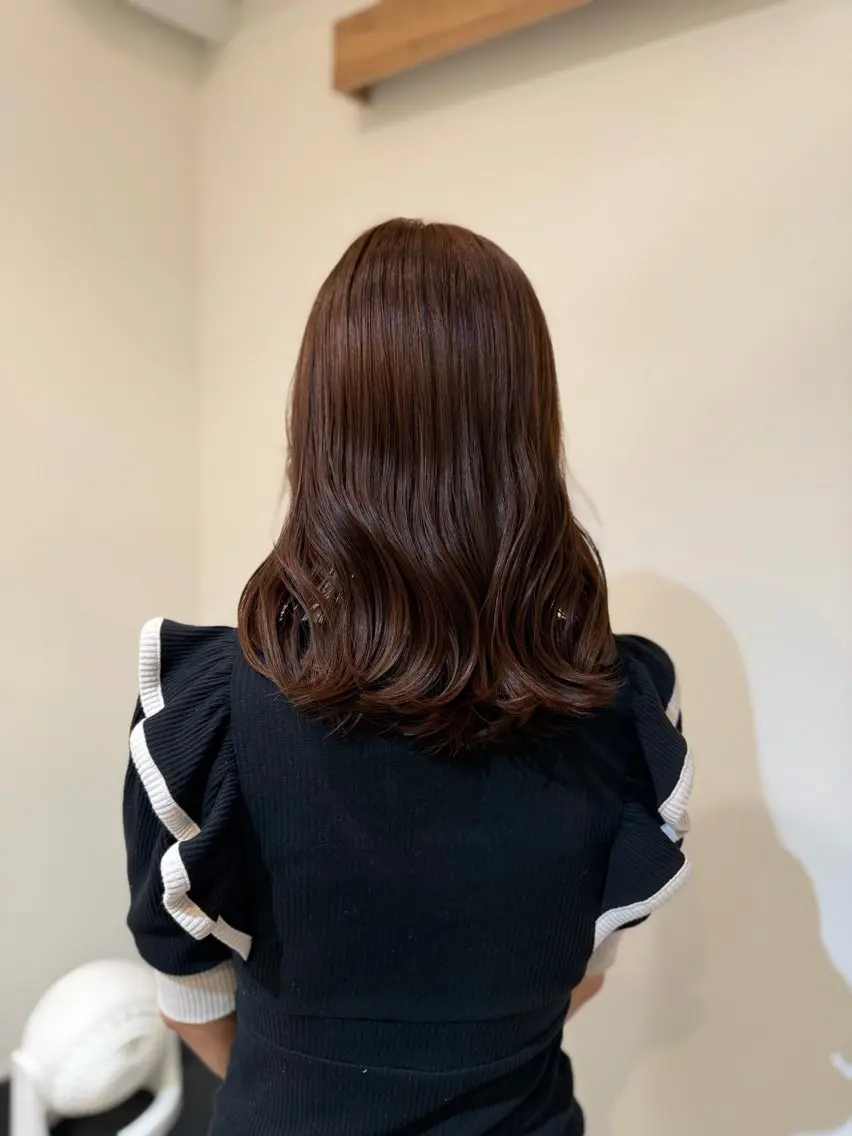 カラー カット ヘアカラー トリートメント ヘッドスパ 💇🏻♀️結/ 川崎美容師のヘアスタイル