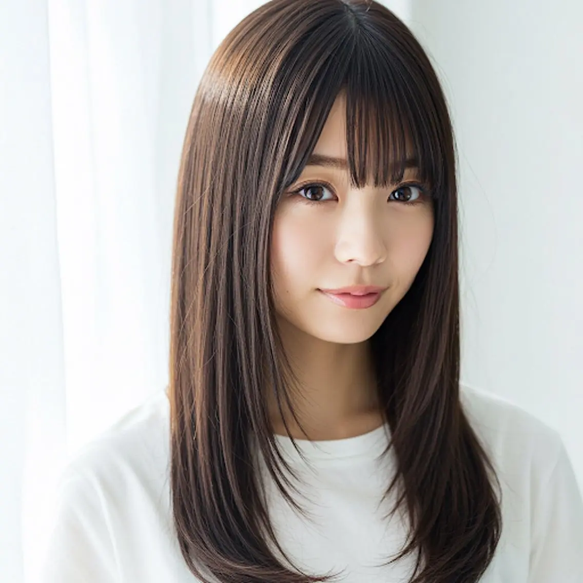 【カラー】ヘアカラーを全体まで綺麗に染めあげる艶カラーの写真