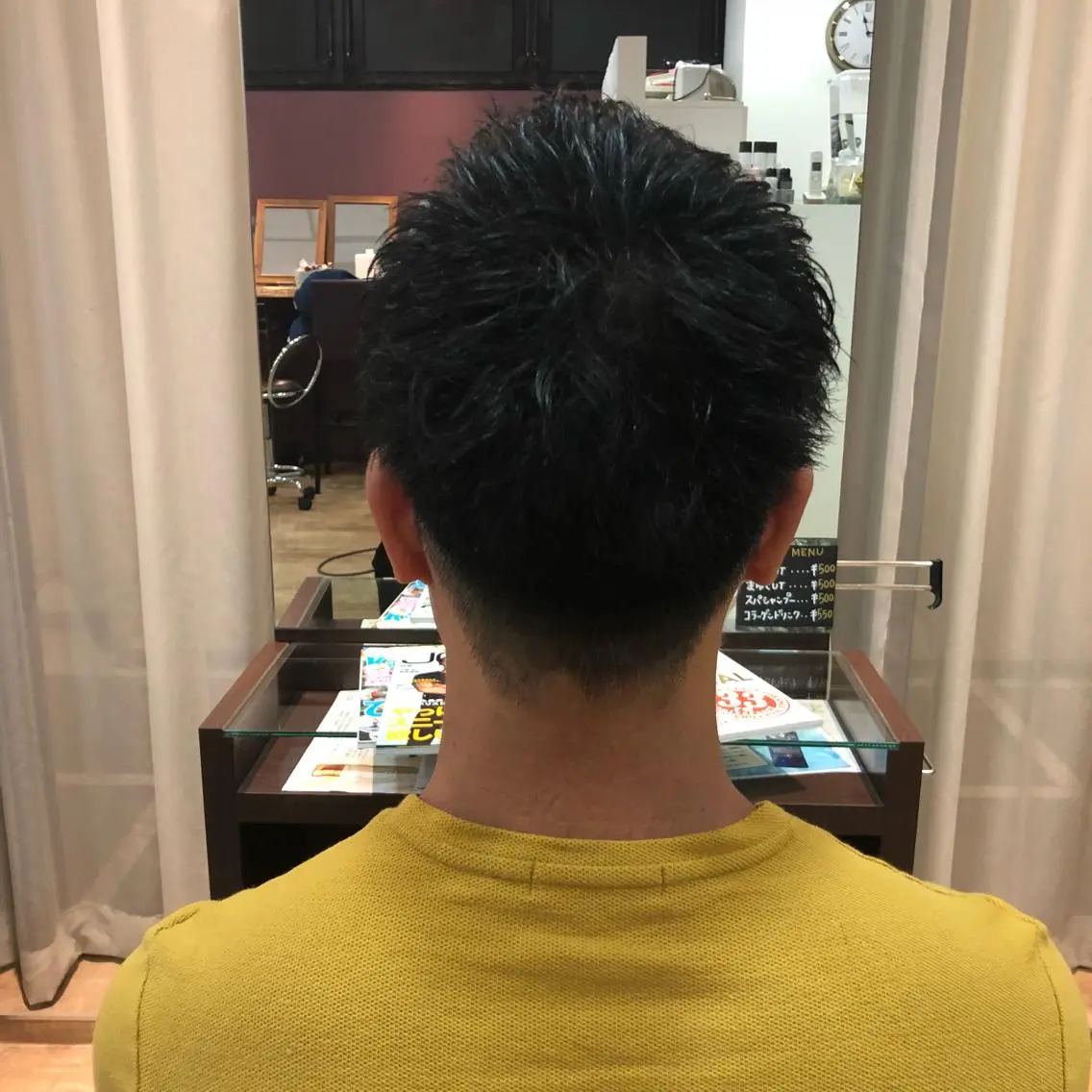 ショート メンズ カット パーマ 反橋 聖のヘアスタイル