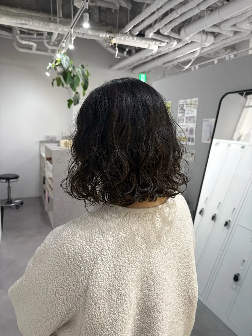 【おしゃれドアップ💄】👩🦱ボブパーマ👩🦱の写真