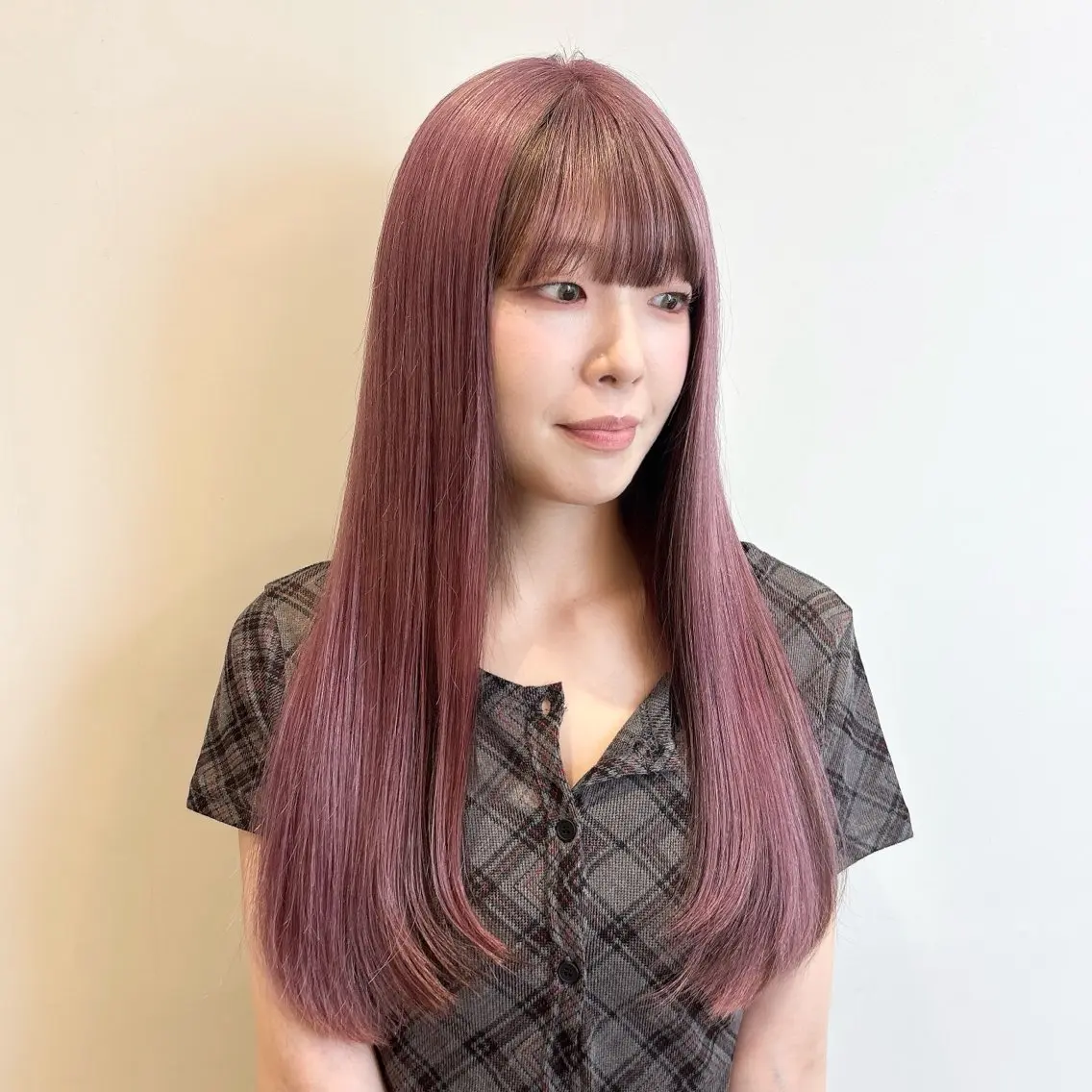 ロング カラー ダブルカラー ラベンダーカラー ラベンダーピンク ピンクカラー ピンクラベンダー ヘアカラー 🩵ブリーチカラー MIORI🩵のヘアスタイル