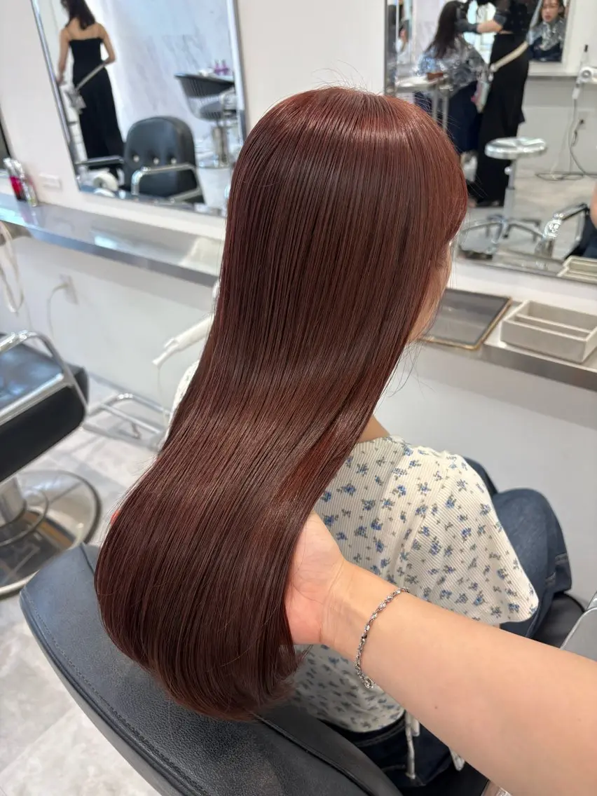 セミロング カラー ヘアカラー Parve Mix/ 平 奈果🎀のヘアスタイル