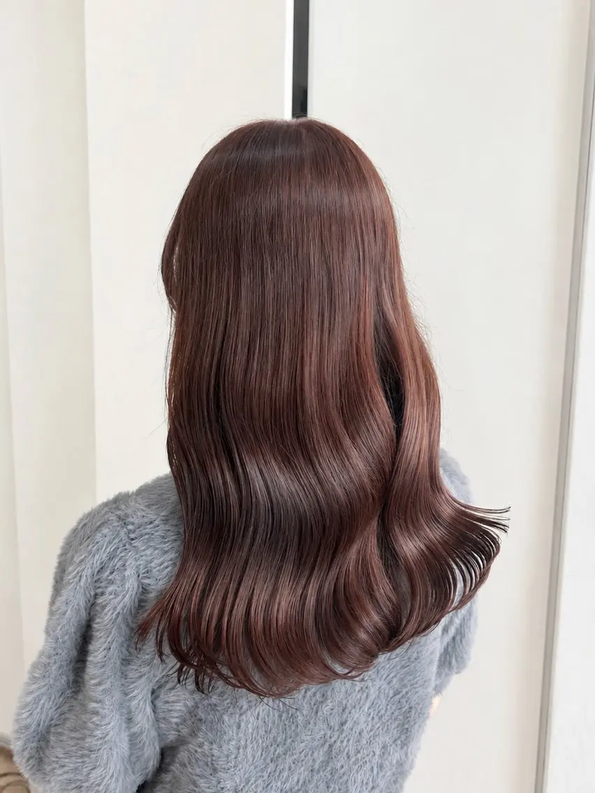 ロング カット ヘアカラー トリートメント たきぐち さくらのヘアスタイル