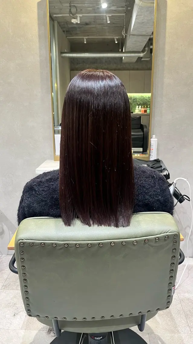セミロング カラー ヘアカラー/髪質改善 /新宿/AiNAのヘアスタイル