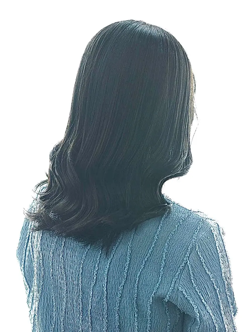 セミロング カラー カット ヘアカラー 【Atem 大町店】 永森 優里花のヘアスタイル