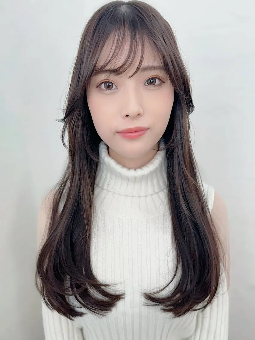 ロング Sourire 鹿児島中央内田奈緒のヘアスタイル