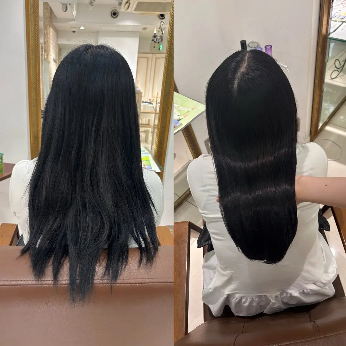 セミロング 縮毛・髪質改善🩰 mai🐰ྀི🤍のヘアスタイル
