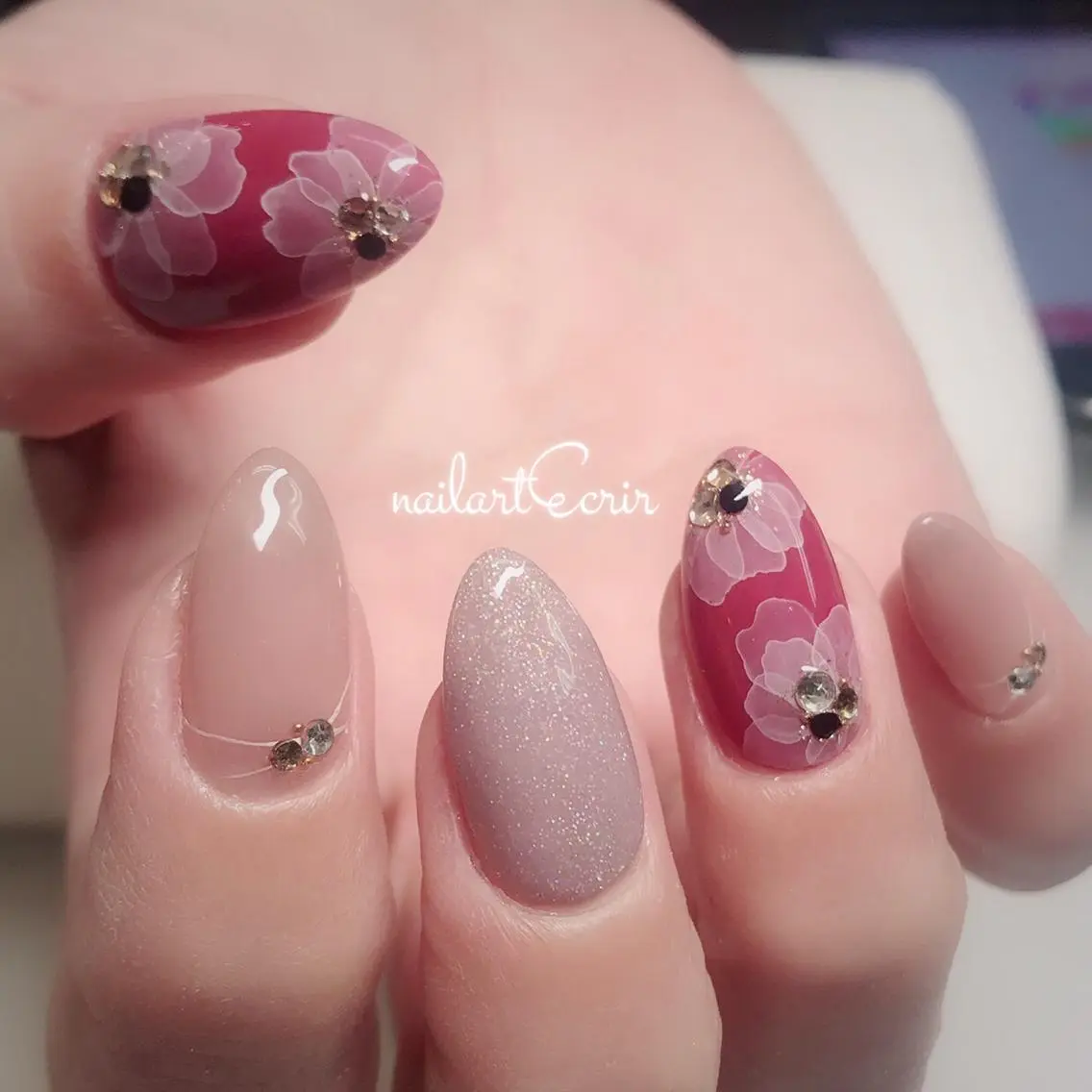 ネイル ハンドネイル nailart ecritのネイルデザイン