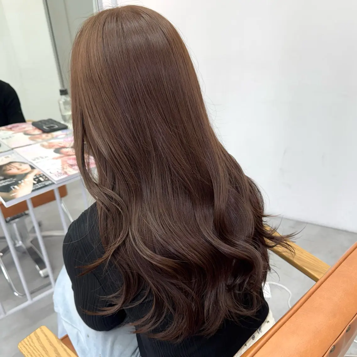 ロング カラー ヘアアレンジ ヘアカラー ブリーチなしカラー /新百合ヶ丘/安形翔のヘアスタイル