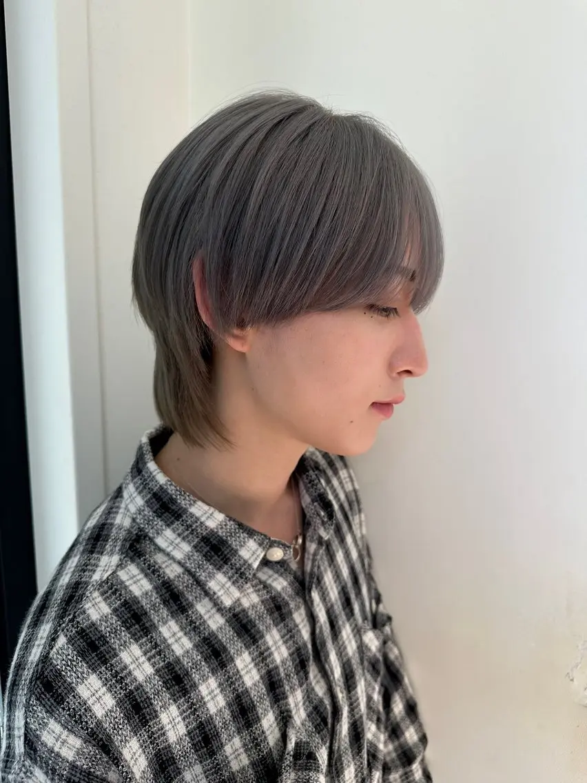メンズ カット ヤスマルユイカ 髪質改善/透明カラーのヘアスタイル