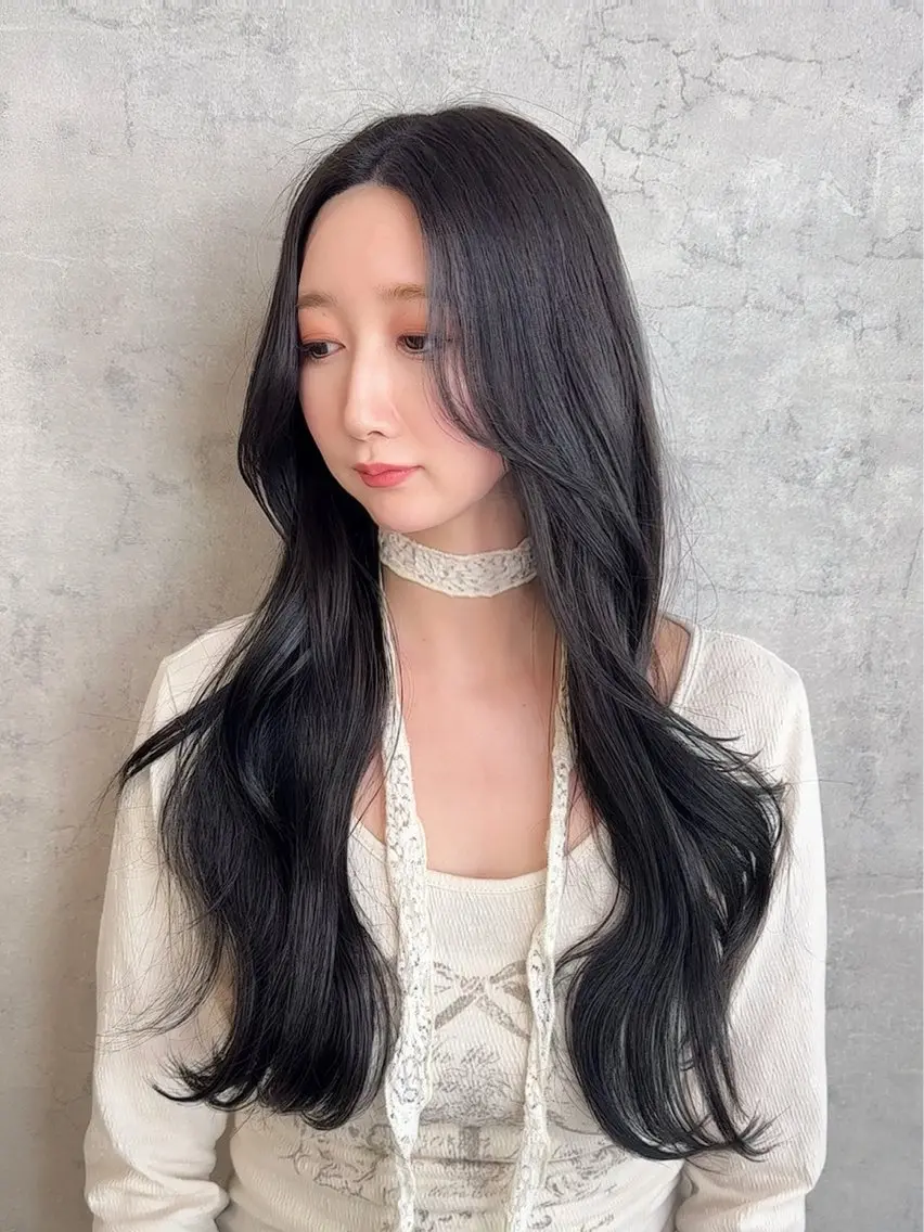 ロング トレンド韓国レイヤー 🇰🇷のんのヘアスタイル
