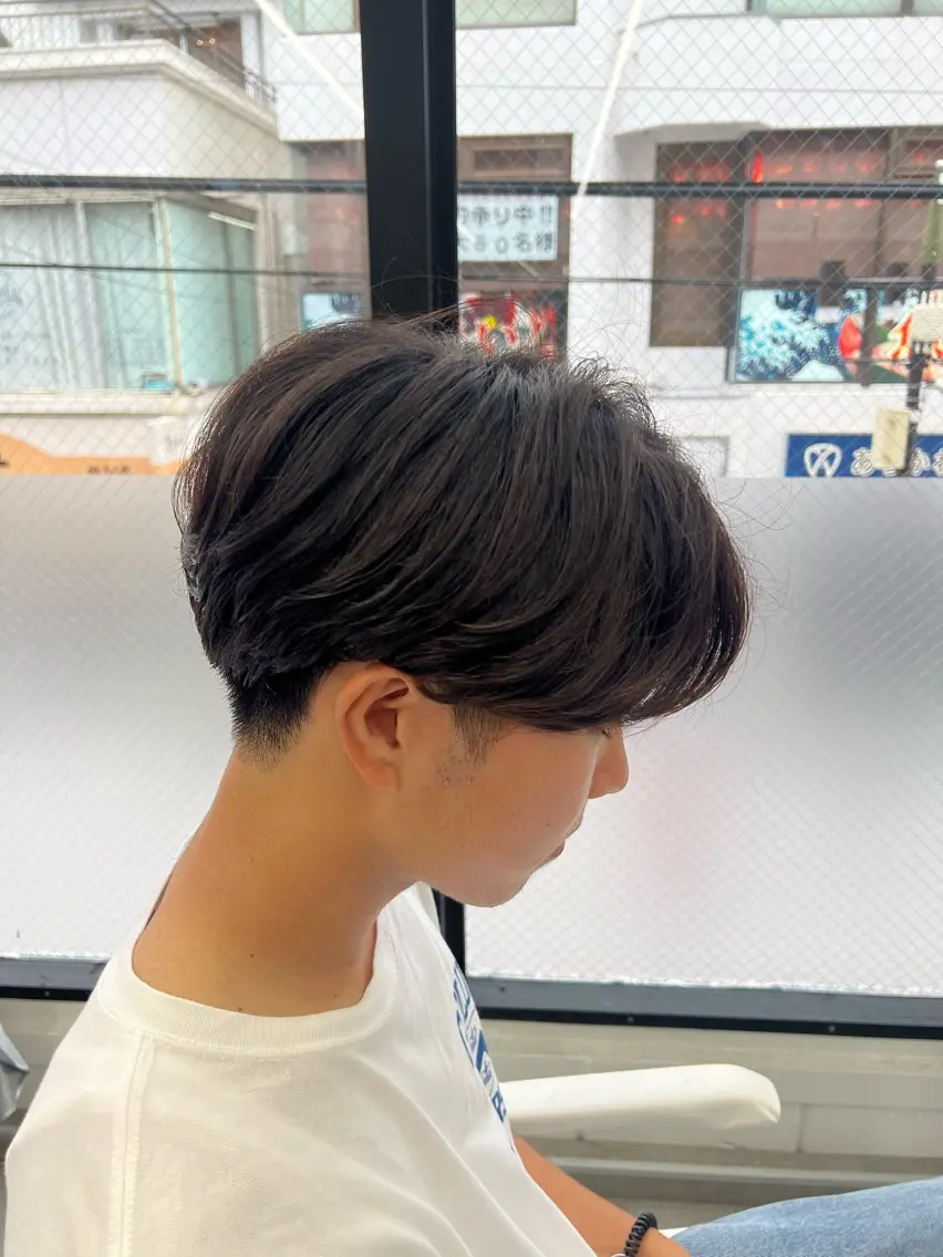 パーマ メンズ 曲がる縮毛矯正/ パーマ/佐野友尉のヘアスタイル