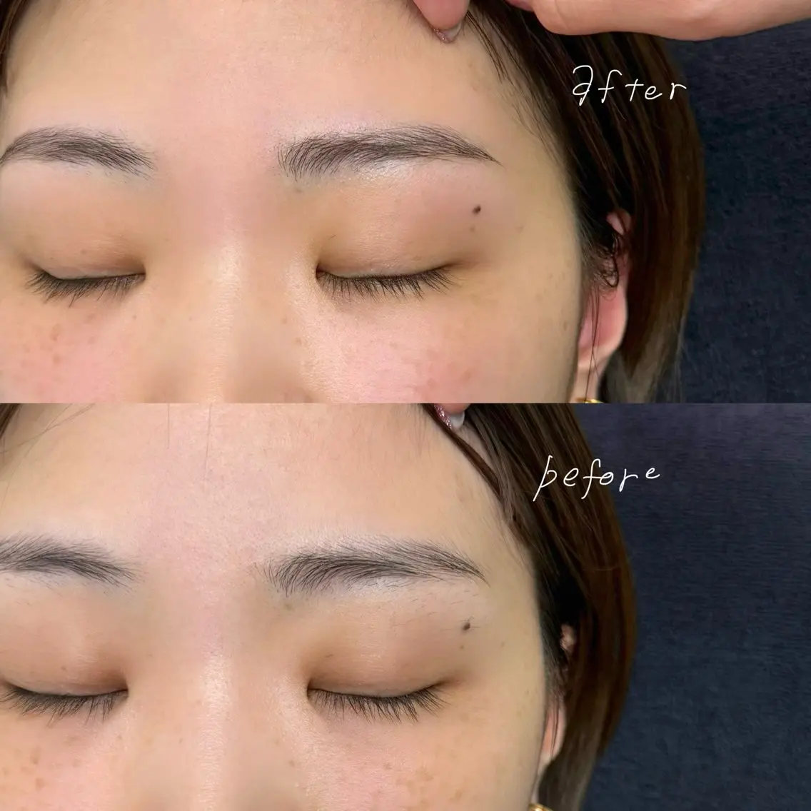 アイブロウ ハリウッドブロウリフト 吉祥寺kasumi 🌛eye/browのマツエク・マツパデザイン