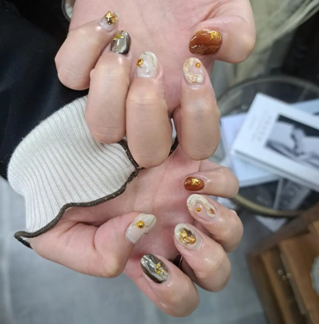 ネイル アートネイル ジェルネイル ニュアンスネイル スカルプネイル nailstudio eviz新宿店のネイルデザイン