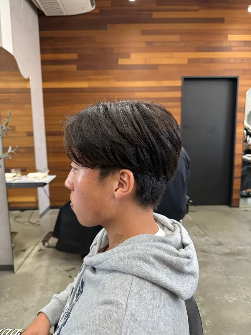 ミディアム ミディアムパーマ カット パーマ 【メンズ特化】 カット・パーマ野上のヘアスタイル