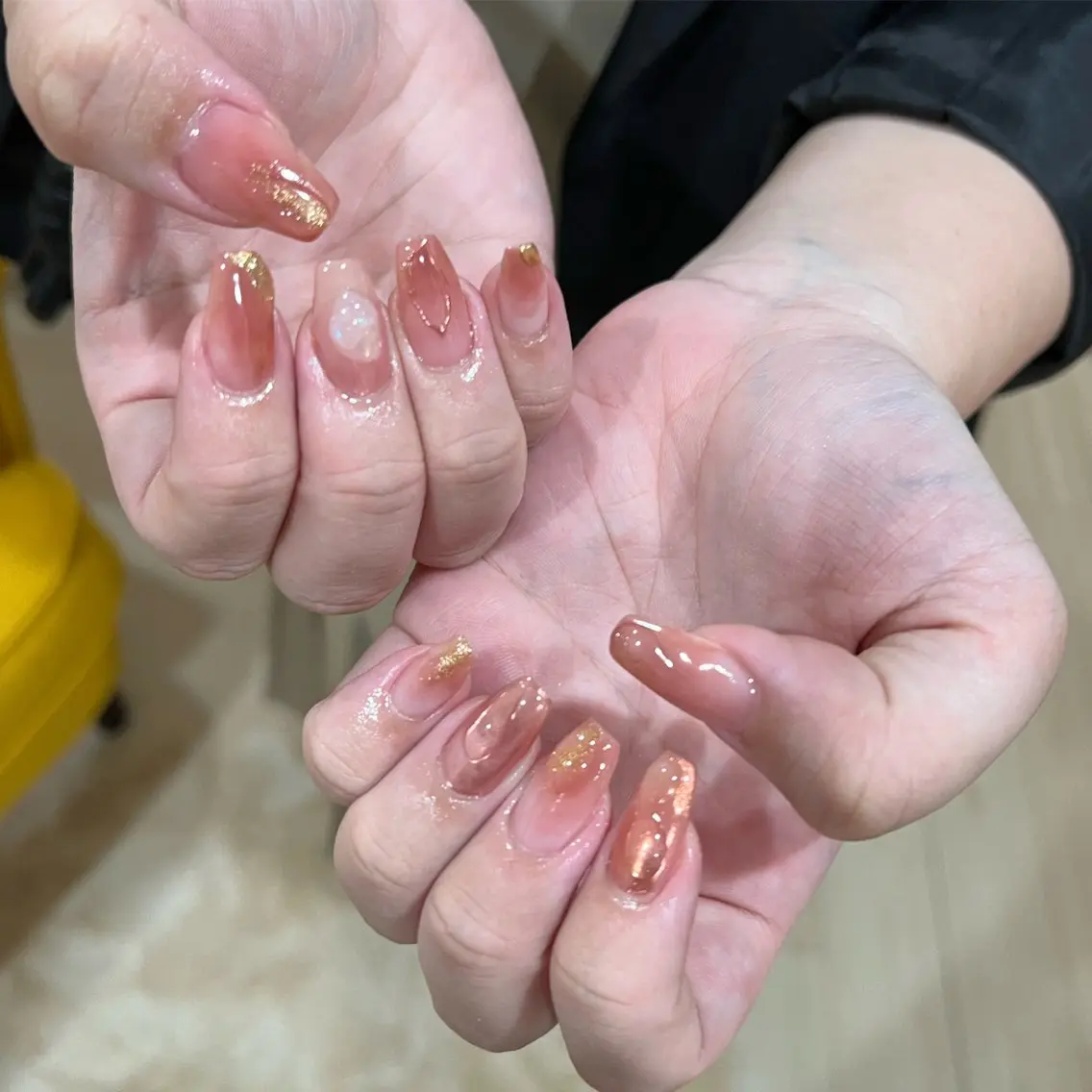 ネイル ニュアンスネイル ハンドネイル Imyme mine Rioのネイルデザイン