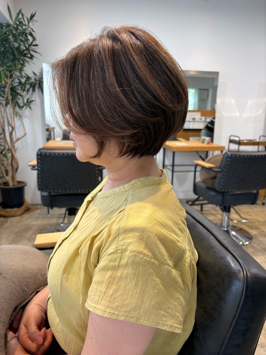 ショート カット ヘアカラー 中西 美聖のヘアスタイル