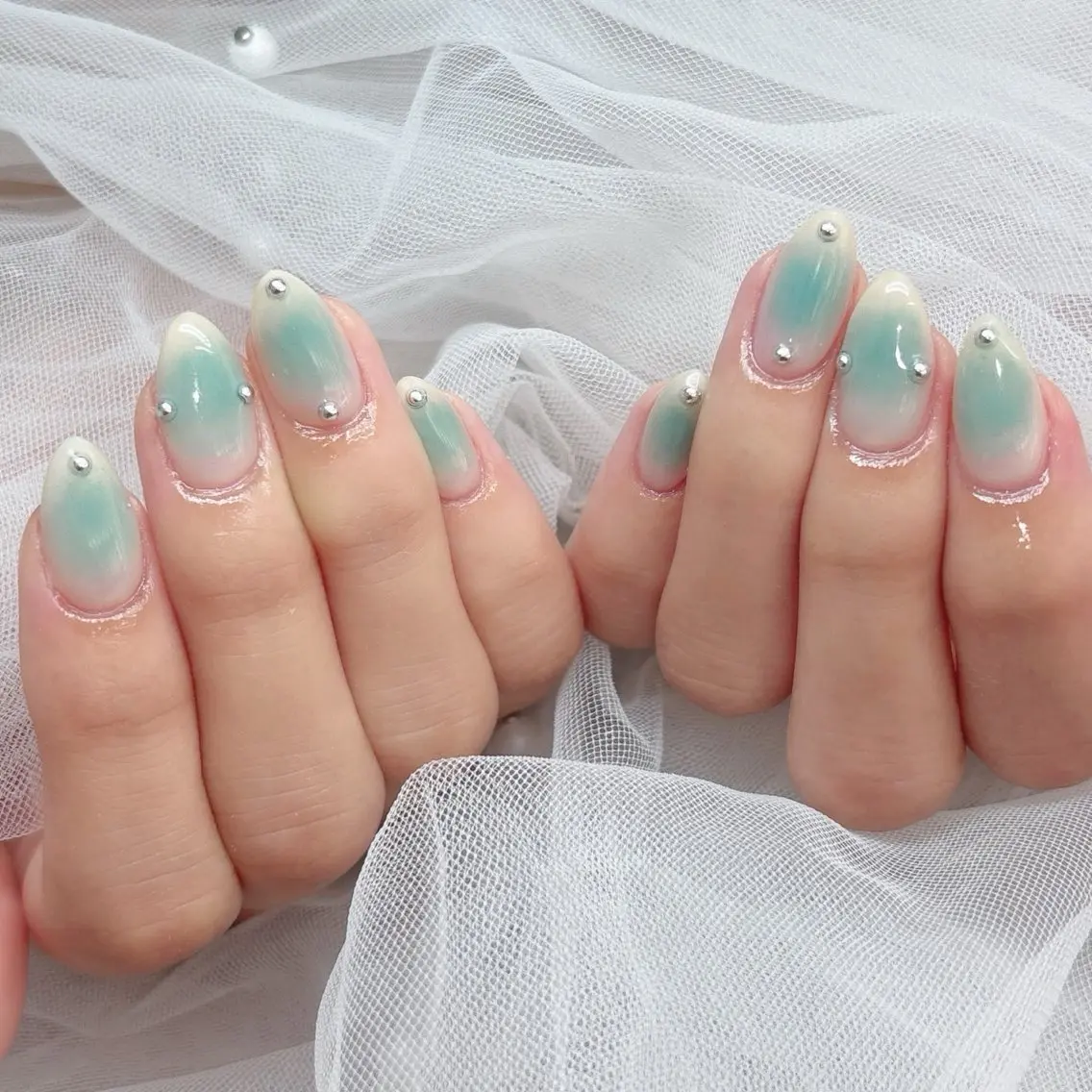 ネイル チークネイル ワンホンネイル ハンドネイル ハンドケア 心斎橋Salon Epokkuのネイルデザイン