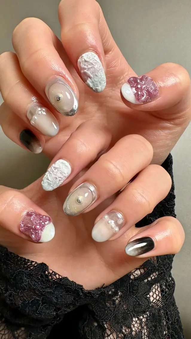 ネイル ニュアンスネイル ハンドネイル ハンドケア Atelier Ariのネイルデザイン