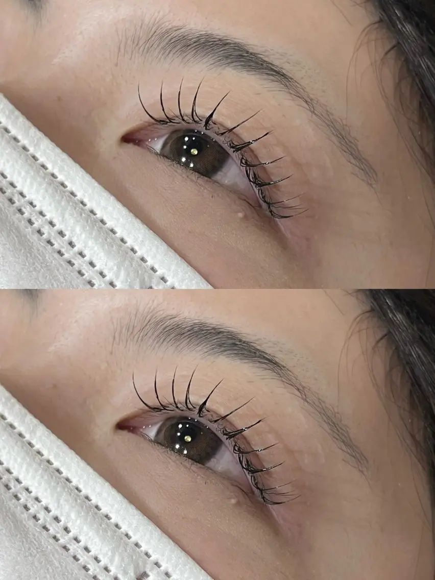 まつエクモデル（J.C.SCカールのみ）フラットラッシュ120本の写真