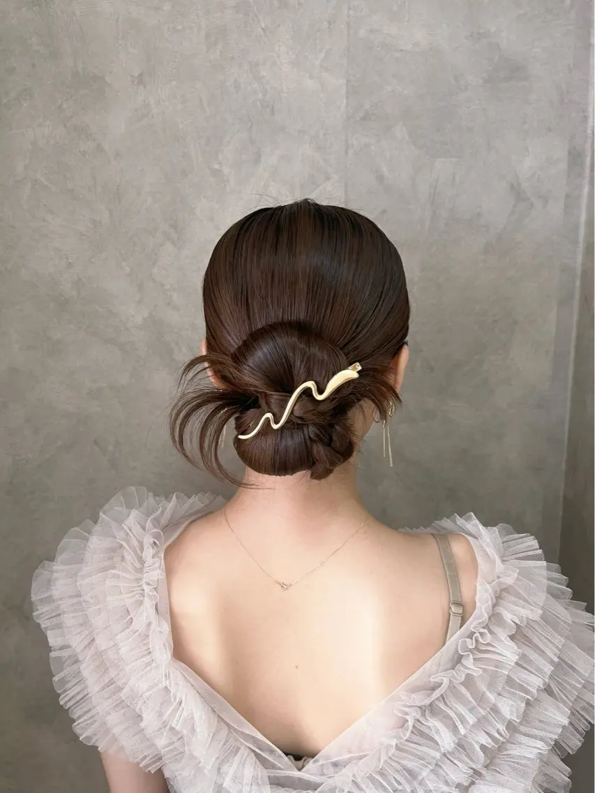 ヘアアレンジ ヘアセット 垢抜けヘアメイク🫧 JURI🪽のヘアスタイル