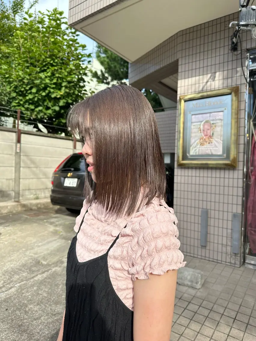 【【髪質改善】🍀ハイダメージ毛/エイジング毛向け🍀】似合わせカット+高濃度活性ケラチントリートメント極の写真