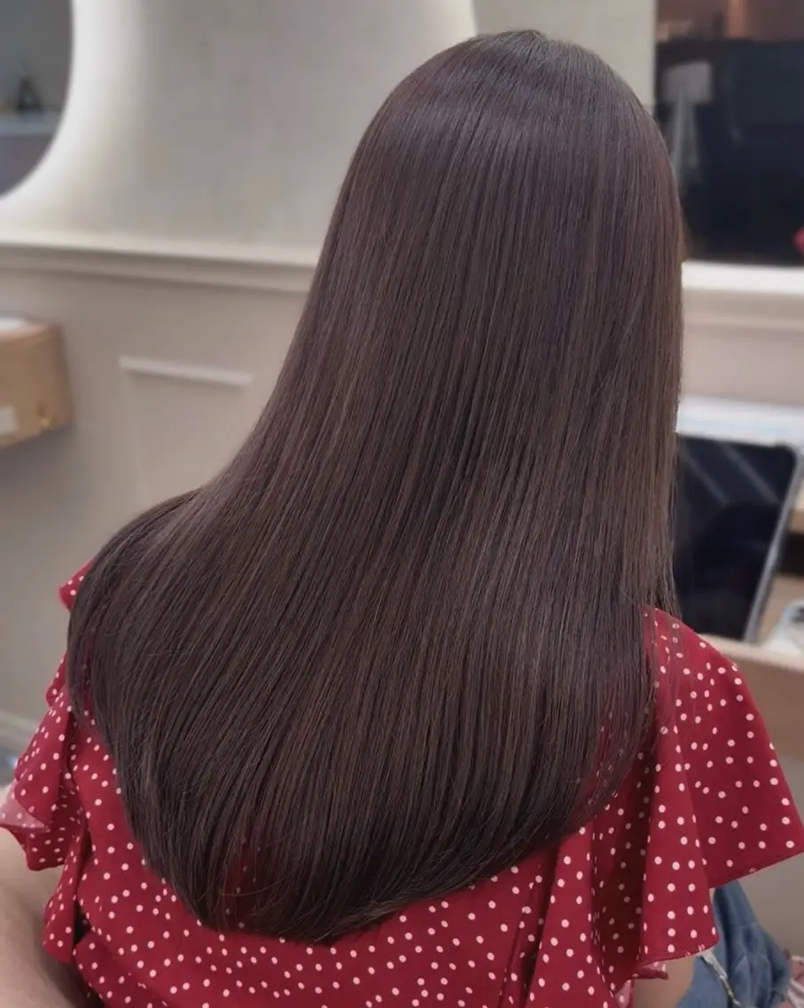 カラー ヘアカラー RUA/ 韓国スタイル🎀🩵のヘアスタイル