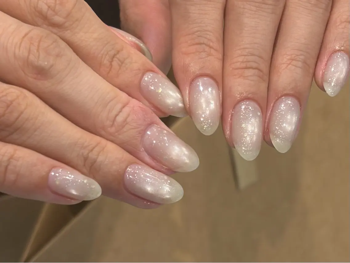 ネイル ハンドネイル 【うるちゅるnail 】🩰maiのネイルデザイン