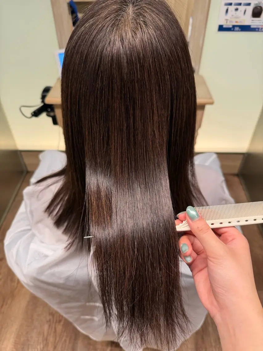 ロング 村岡 希蘭のヘアスタイル