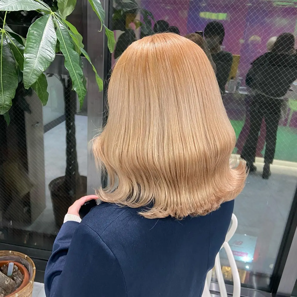 ミディアム カット ヘアカラー 🫧レイヤーカット ・ハッシュ🫧龍星のヘアスタイル