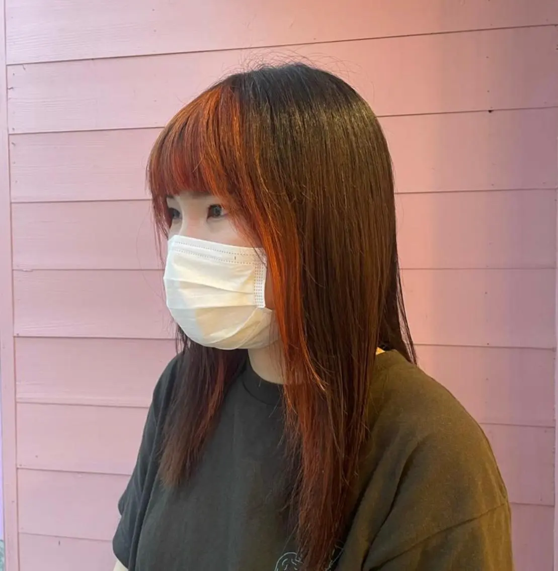 セミロング カラー バレイヤージュ ブリーチ ケアブリーチ 透明感カラー デザインカラー 【史上最高】口コミ No.1/ナツキのヘアスタイル
