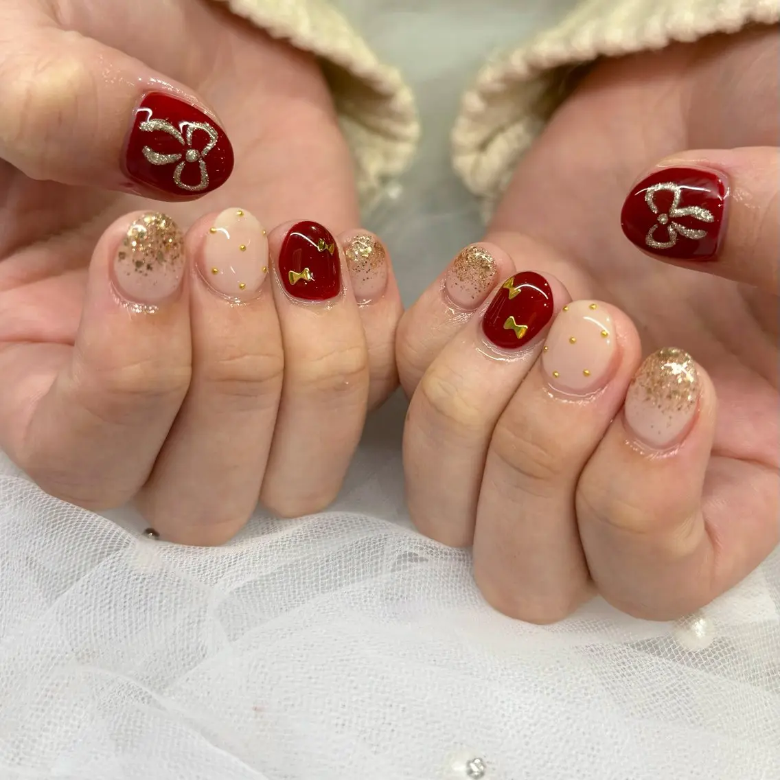 ネイル ハンドネイル 荒巻 めいのネイルデザイン
