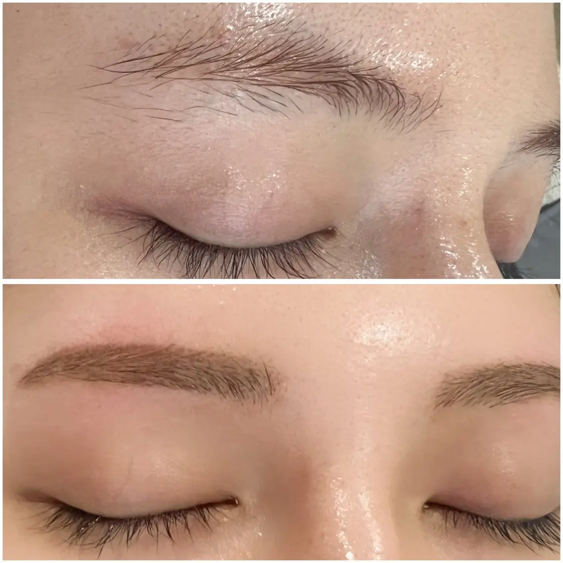 【女性限定】眉毛スタイリング🌿（Wax+メイク+間引き込み）+お好きなところ1箇所ワックス脱毛🍯の写真