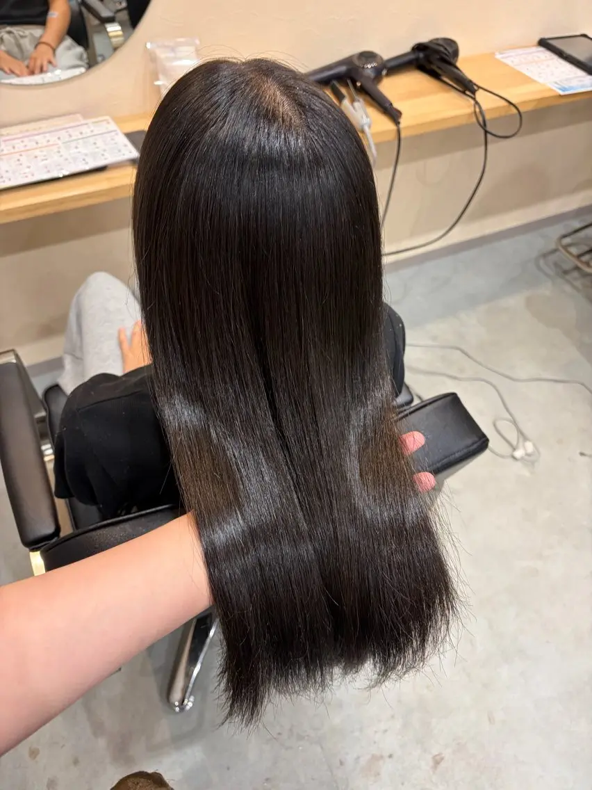セミロング カラー カット ヘアカラー 🎀透明感カラー /ケアブリーチ🎀のヘアスタイル
