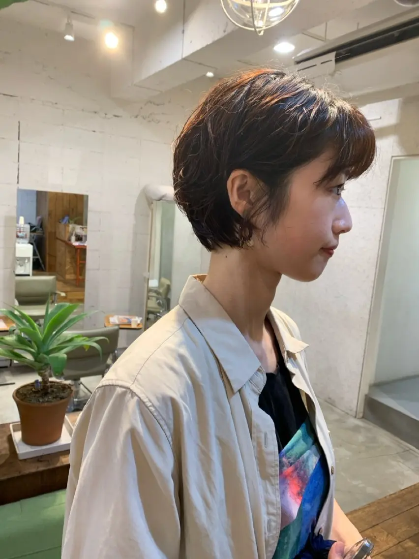 ショート カラー パーマ ニュアンスパーマ 【takk】 ナカヤママサヨシのヘアスタイル