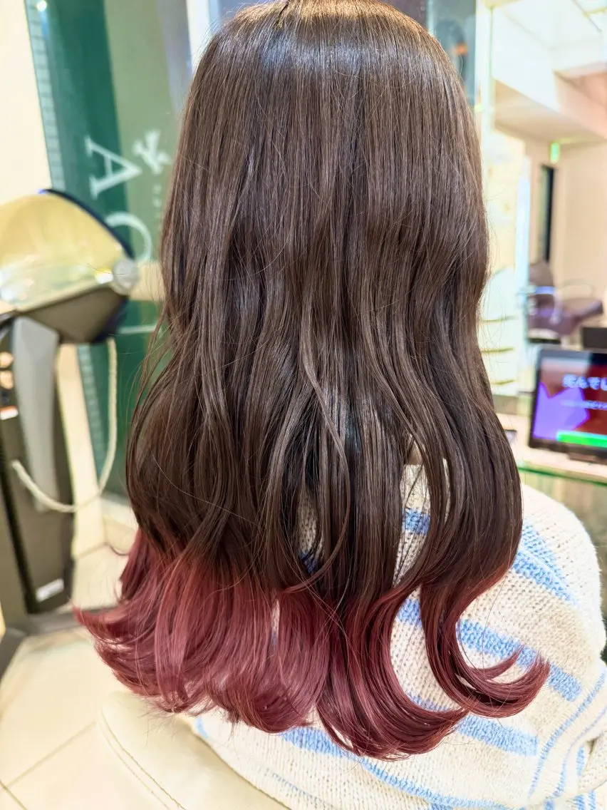 カラー キッズ ヘアカラー ゆうな🎀hair& eyelash🎀のヘアスタイル