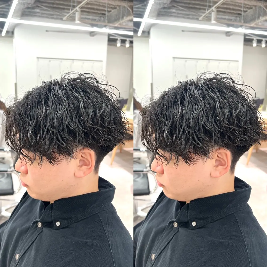 ショート パーマ カット パーマ トリートメント ツイスパ/シャドウ 矢吹俊大郎のヘアスタイル