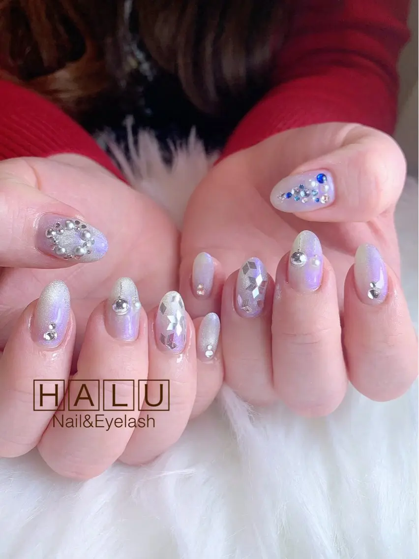 ネイル 冬ネイル HALU ハルのネイルデザイン