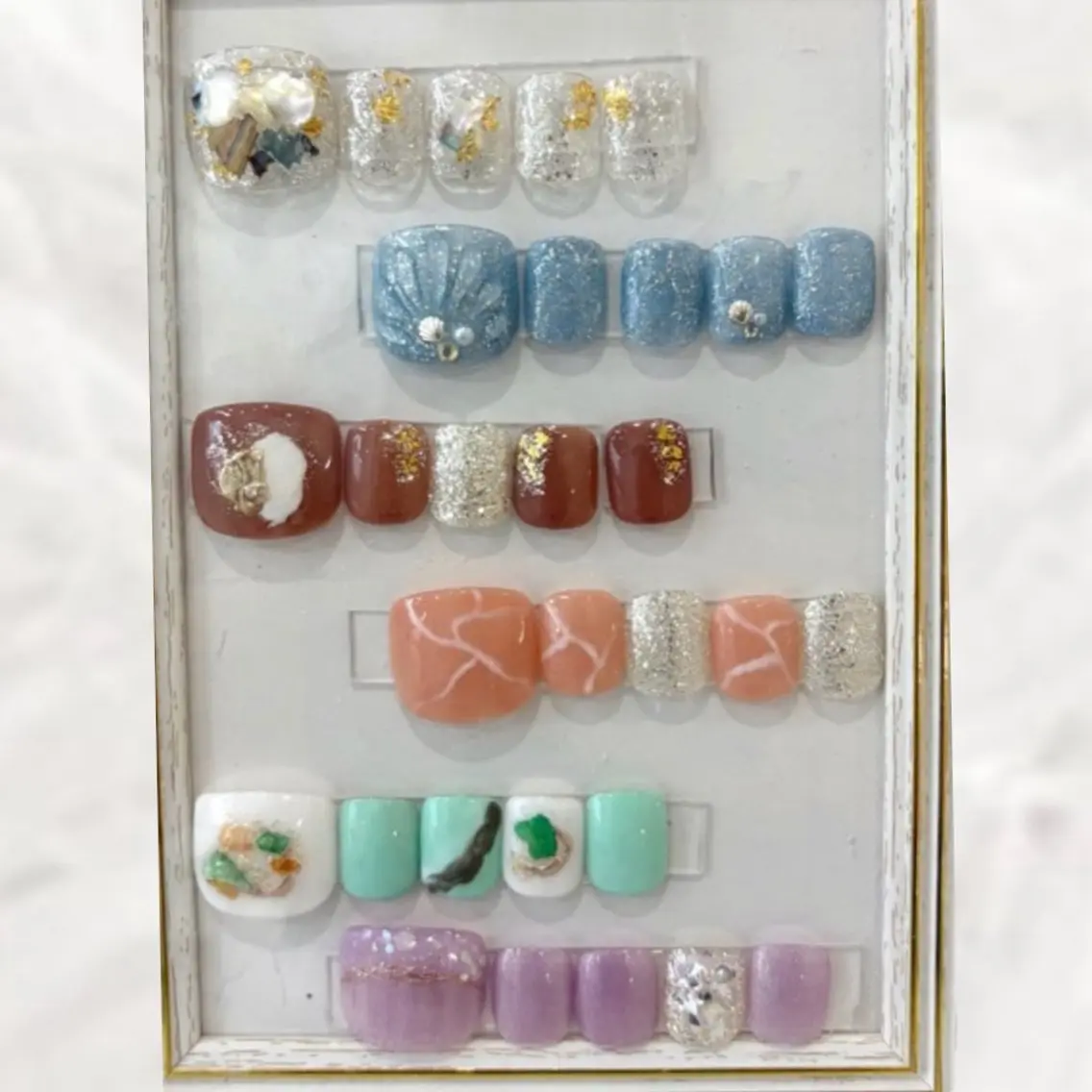 ネイル フットネイル Bianca所沢 higasaのネイルデザイン