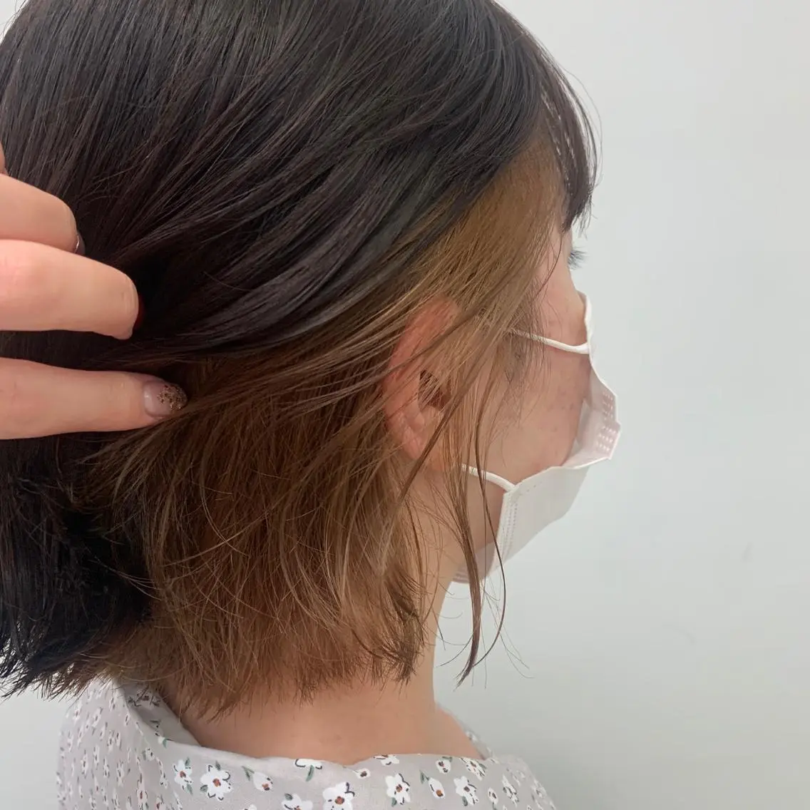 ショート カラー インナーカラー カット ヘアカラー 川上 紗也加のヘアスタイル