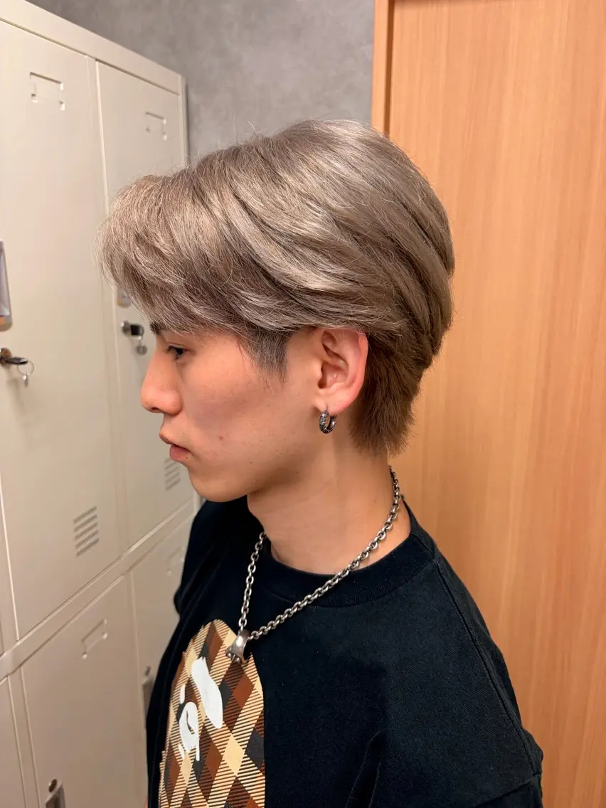 カラー メンズ つちだ ゆうひのヘアスタイル