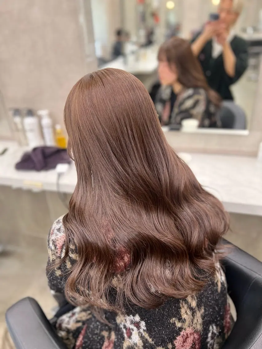 ロング ヘアアレンジ 🫧ハイトーン/ 髪質改善/ヒナタ🫧のヘアスタイル